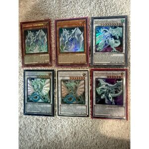 Set of 6 Yugioh Cards - Stardust Synchron, Shooting Star Dragon & More‎